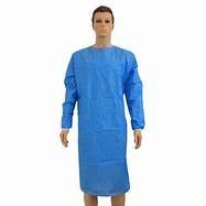 China Protective SMS Nonwoven Disposable Hospital Gowns Without Hood And Boot wholesale