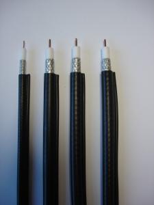 China CATV Coaxial Cable RG6 With Jelly 75 ohm With Copper Clad Steel Inner Conductor wholesale