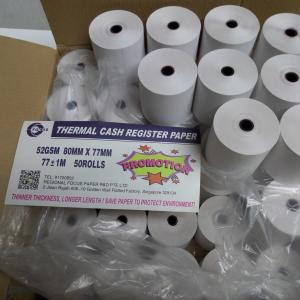 China 80 X 80mm Paper Roll For Receipt Printer SGS Thermal Paper Rolls 58mm X 40mm wholesale