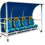 1000 Capacity Customizable Outdoor Stadium Seating Bench With Non Slip Surface