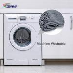 1800gsm Door Carpet Mats Grey Microfiber Chenille PU Coated Backing Toilet Floor