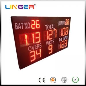 China Reliable Performance Electronic Cricket Scoreboard With Wide Viewing Angle on sale