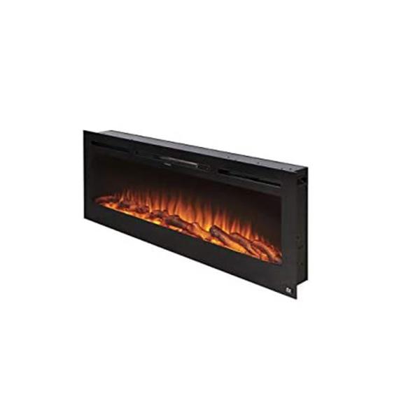 36 Inch 9 Colors Flame Electric Fireplace for Metal and Tempered Glass Area