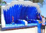 Simulated Surfing Inflatable Sports Games 0.55mm PVC Sea Blue / White Inflatable