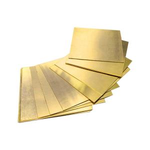 China Industrial Brass Sheet Plate 2500mm Width SGS ISO Certificate wholesale