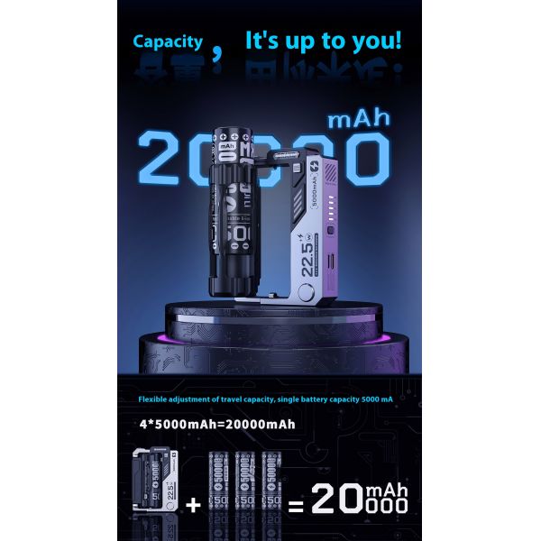 PD 22.5W Detachable Power Bank