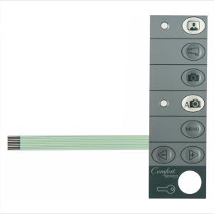 China Tactile Metal Dome PET Circuit Membrane Switch 3M Adhesive ISO Certificate wholesale