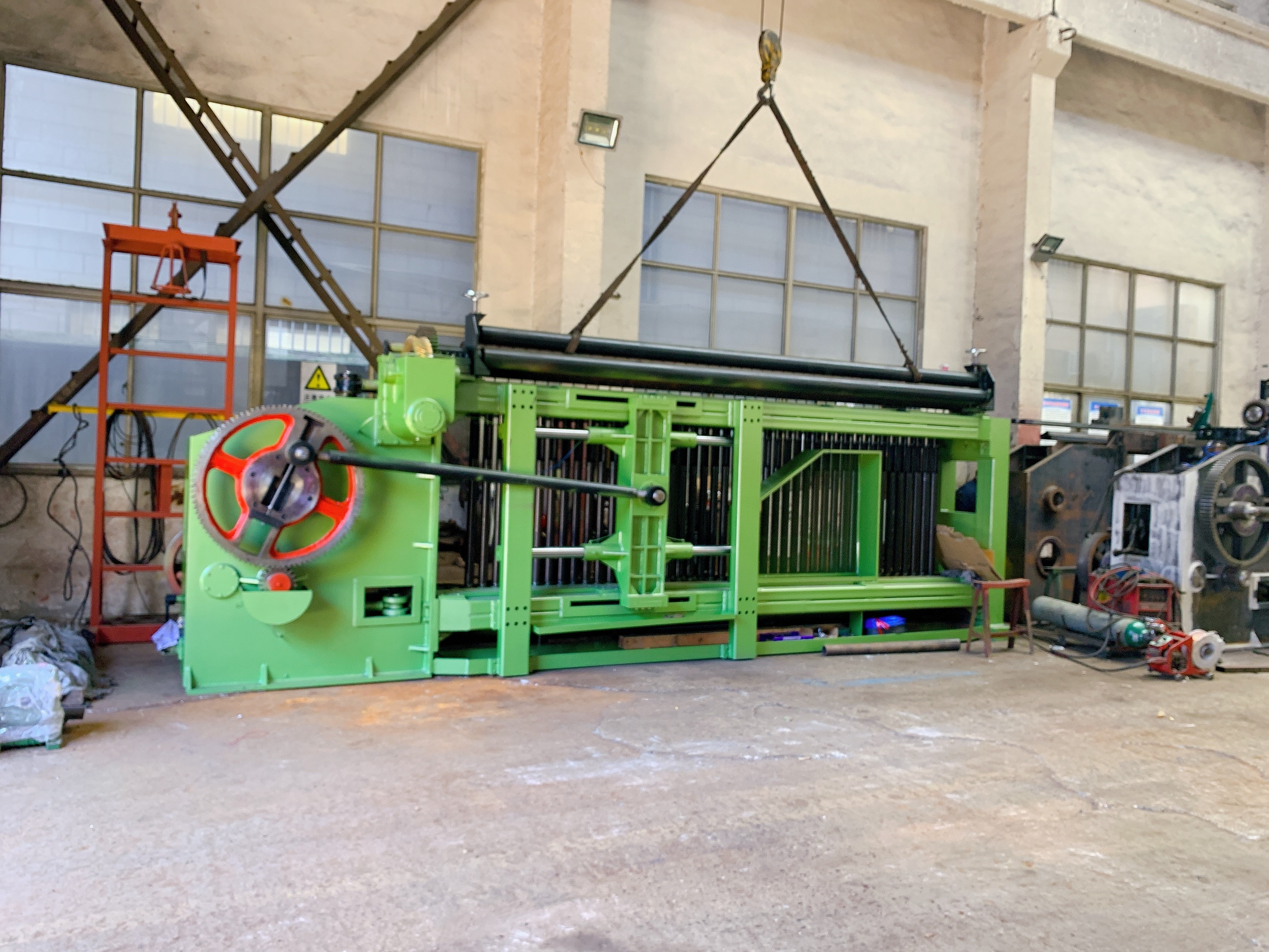 Galvanized Galfan Gabion Box Machine With Low Friction