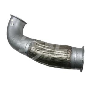 China Exhaust flexible pipe connection asembl of exhaust pipe WG9725540154 for HOWO truck parts wholesale