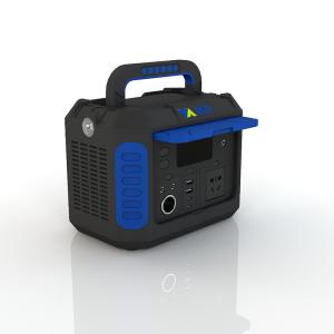 China Blue 12V Lithium Ion Battery Pack FCC 300W Lifepo4 Solar Generator wholesale