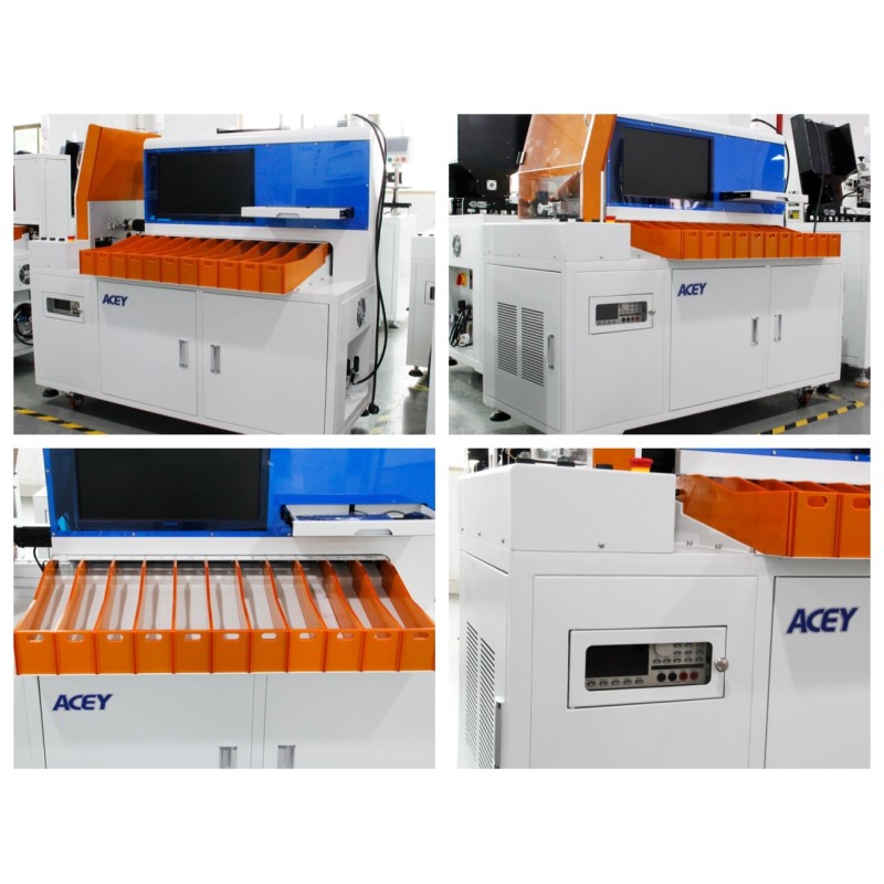 Industrial 11-Channel Automatic Cylindrical Battery Cell Sorting Equipment