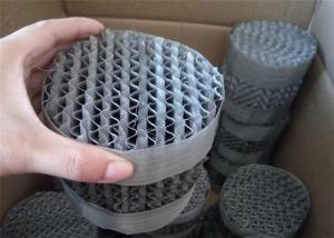 China Aluminum Metal Structured Packing Round / Square Wire Gauge For Absorption wholesale