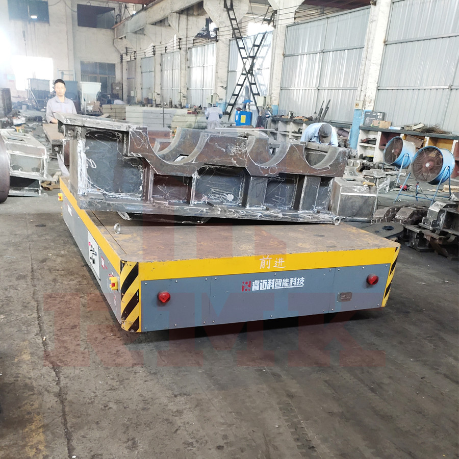 5 Tons Battery Transfer Trolley , Maintenance Free Battery Electric Flat Car
