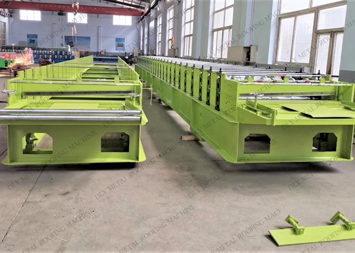 S350 Floor Deck Roll Forming Machine 0.75mm PLC Metal Deck Forming Equipment