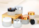 SGS OEM 50ml Cosmetic Jars Empty Face Cream Containers Black Gold Lids