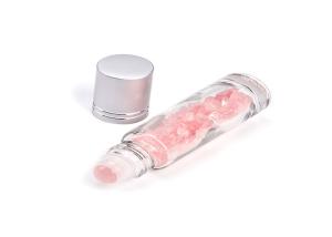 China Essential Oil Gemstone Roller Ball Bottles Natural Semiprecious Stones wholesale