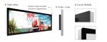 28inch Stretched Bar LCD Monitor 700 nits 1920x578 Resolution
