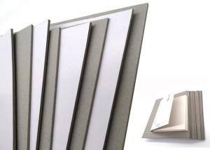 China Rigid Grey Back 3mm Duplex Paper Board Book Cover Gray Paperboard Recyclable wholesale