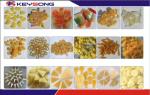 Single Screw Extrusion Snack Food Making Machine , Fried Corn Puff Extruder