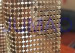 3 Mm Dark Gold Metal Flake Fabric Shrink Proof Interior Decoration Table Cloth