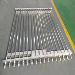 China 80mm Australia Wrought Iron Fence Panels 25x25mm Tubular Fence Designs wholesale