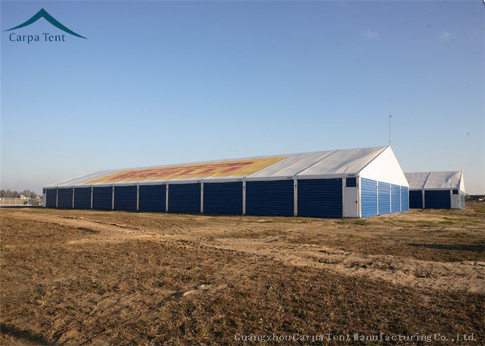 Aircraft Hangar Temporary Warehouse Building With Heavy Duty Materials 10m * 20m