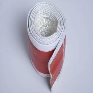 China Red Silicone Rubber Fiberglass Sleeving Protection Of Industrial Hoses wholesale