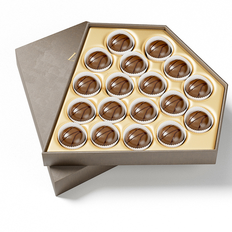 Custom Luxury Colorful Rigiding Shaped Chocolate Box VANISHING Printing Your Own Logo
