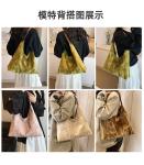 New Chinese style large capacity armpit bag trend new fashion medieval shoulder