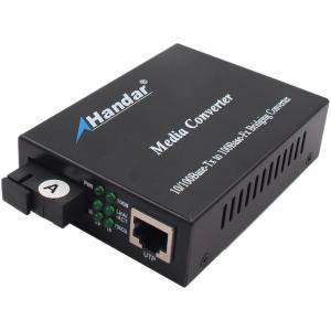 China IP30 Single-Mode SC Type Fiber Ethernet media converter 1310/1550nm wholesale