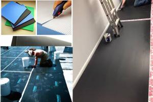 China 1830x1220mm pp temporary floor protection sheet on sale