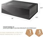 Black Gift Box For Present Contains Ribbon, Card, Groomsman Proposal Box, Extra