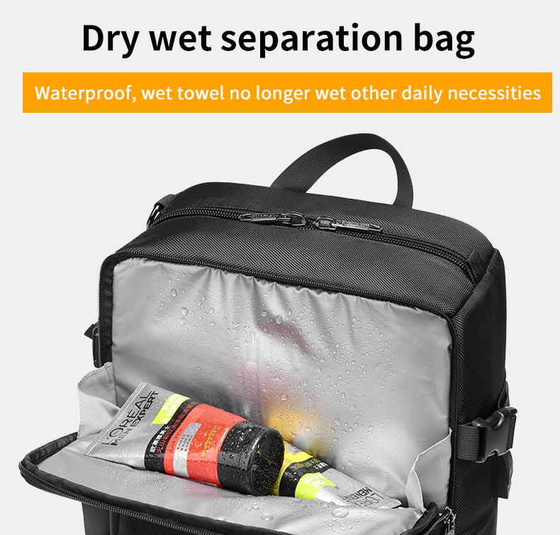 Multifunctional Waterproof Business Backpack Accept Customizable Logo