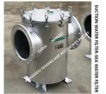 Marine Can Water Filters - Straight-Through Suction Sea Water Filter AS400 CB