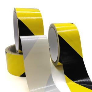 China Single Sided Yellow Black 300um Self Adhesive Hazard Tape wholesale