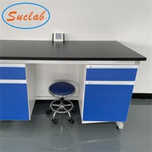 China Best Quality OEM Lab Bench Blue/ Grey white Chemical Resistant Lab Furniture Design wholesale