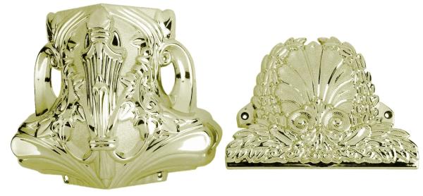 ABS Plastic Coffin Corner 18# LG Light Gold Plating American StyleCasket