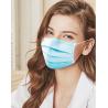 Buy cheap Blue Disposable Face Mask 25g PP Non Woven Fabric Material OEM / ODM from wholesalers