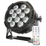 12X10W 4in1 6in1 Battery Par Light RGBW UV DMX512 for DJ Club Wedding Bar Stage