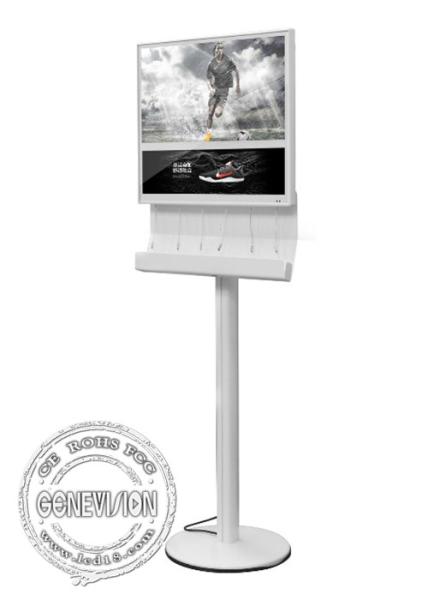 Full HD Charging Station Kiosk Digital Signage 18.5 Inch LED Light Box LCD