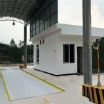 CE Approval 60ft Electronic Truck Weight Machince 50 Ton Capacity