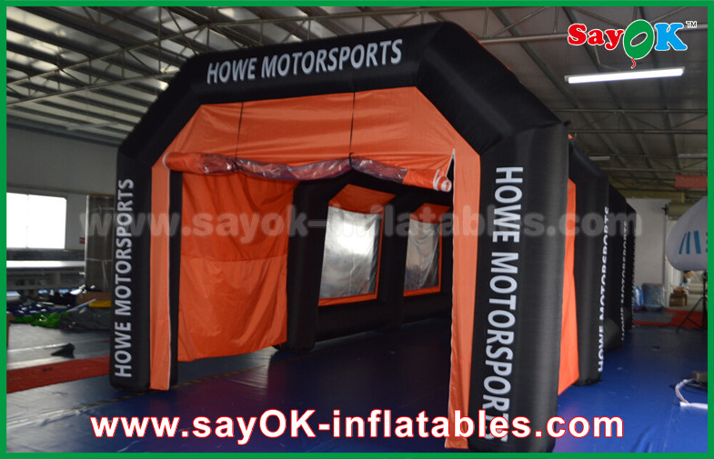 8 X 4m Big PVC Commercial Grade Inflatables Car Spray Booth For Waterproof