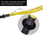 Silk Logo Lightweight 2 Piece Carbon Fiber Paddle for Lakes Rivers Woowave