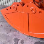 Mechanical Clamshell Grab Bucket , Hydraulic Clam Bucket For CAT VOLVO