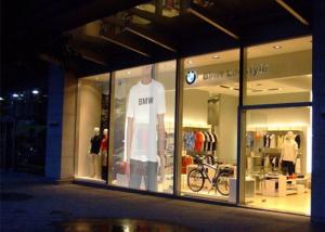 China 1000x1000mm Transparent Glass LED Display Screen SMD1820 High Brightness wholesale