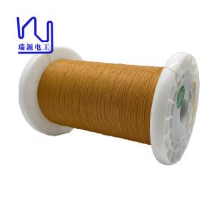 China Customized Yellow Color Tiw Triple Insulated Copper Wire 0.15mm High Voltage wholesale