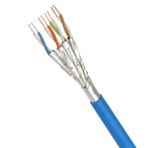 China 23AWG FFTP CAT6A Cable Blue LSZH 10Gbps High Speed Network Cable 1000Ft wholesale