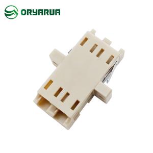 China FTTH One Piece Type LC Duplex Adapter With Flange wholesale