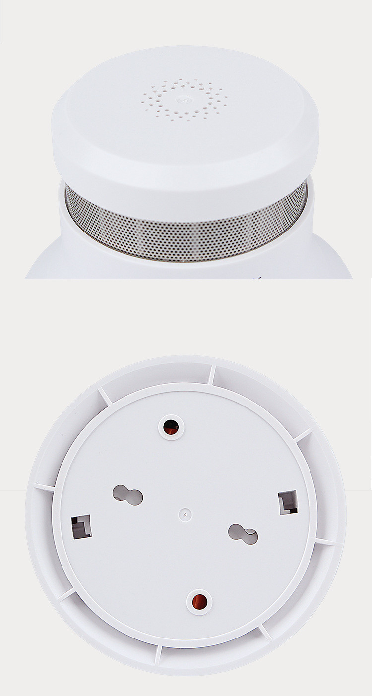 3V Battery Operated Smart Smoke Detector Stand Alone For Detecting Smoke