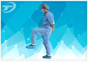 China Disposable Non - Woven Fabric Hospital Patient Gown With CE Certified wholesale